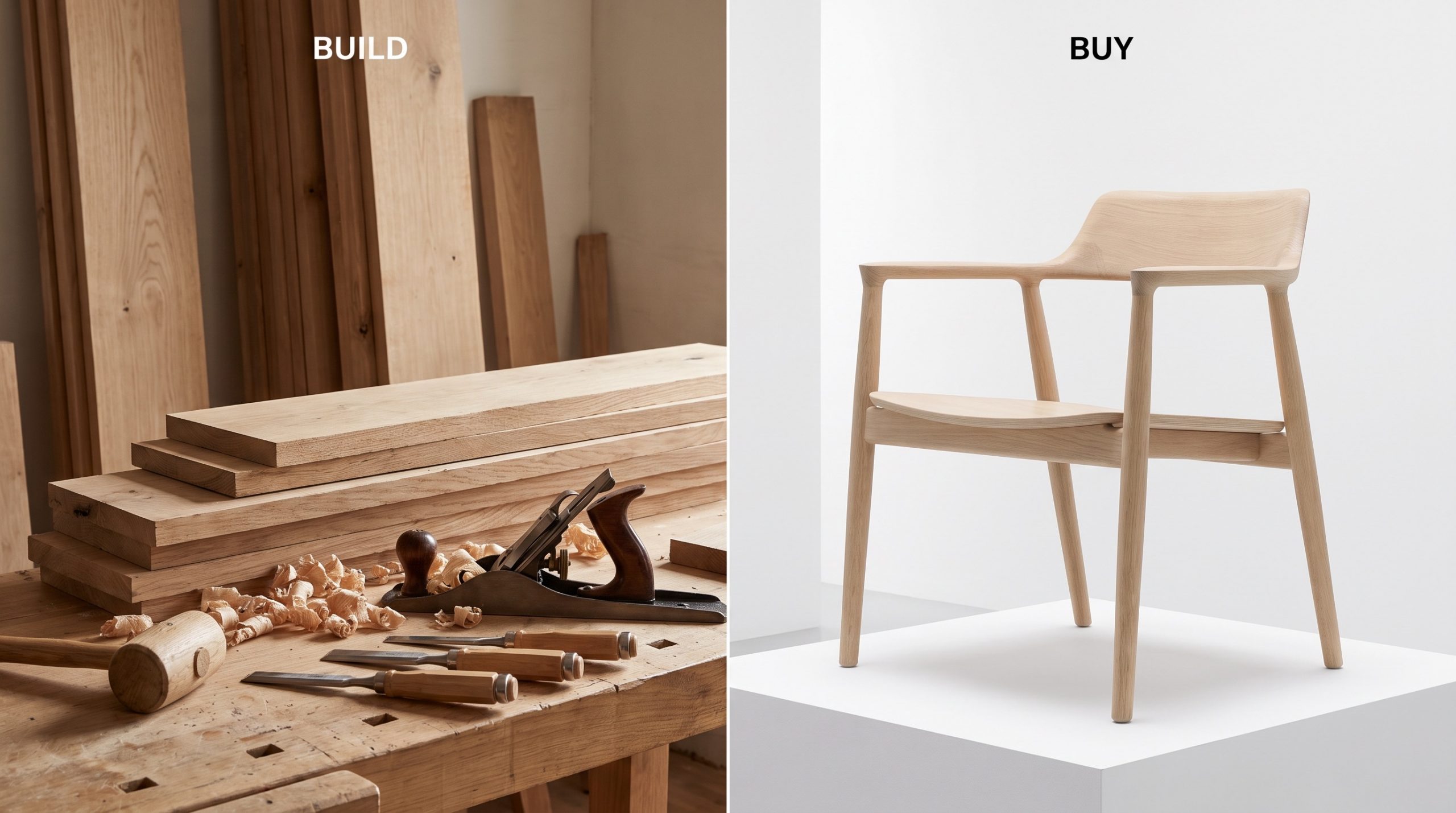 Buy the commodity, build the difference